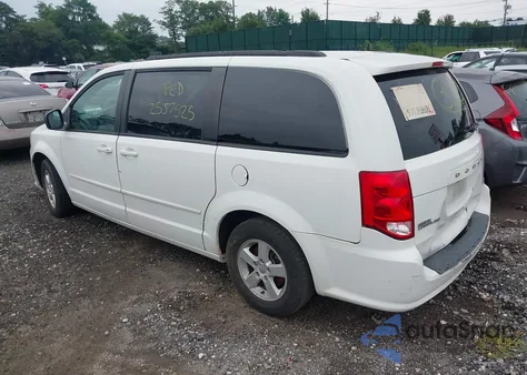 2012 Dodge Grand Caravan Sxt из США, поврежденный, VIN 2C4RDGCG5CR358556